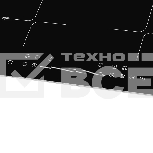 Встраиваемая варочная панель ICS 622 R Индукция, 60 см, 4 конфорки, черный цвет