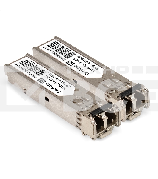 Комплект: Сетевой адаптер SFP ExeGate EXE-82576-F2 + 2xТрансивер Multi-Mode до 550м ExeGate EXT-1G-MM850-LC2-550M (EX296229RUS: PCI-E x1 v2.0, порты 2x SFP (10/100/1000Mb/s), Gigabit Server NIC Intel Chipset 82576-F2 + 2xEX298329RUS: Tx:850/Rx:850 нм, до 