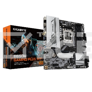Материнская плата Gigabyte B650M GAMING PLUS WIFI, AM4, AMD B650, 4xDDR5, 4xSATA, 2xM.2, 1xPCIe 4.0 x16, 1xPCIe 3.0 x1, 2xDP, 1xHDMI, 1x2.5Gb LAN, Wi-Fi 6E, Bluetooth 5.3, 1xUSB-C 5Gbps, 5xUSB-A 5Gbps, 6xUSB-A 2.0, 3x3.5 мм, 7.1, mATX