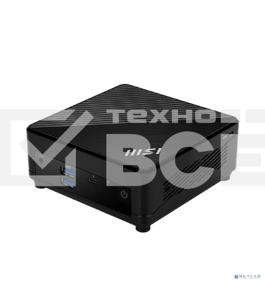 Неттоп MSI Cubi 5 1M-460BRU Core 7 150U (1.8) Graphics CR без ОС 2xGbitEth WiFi BT черный (936-B0A821-460)