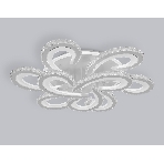 Потолочный светодиодный светильник Ambrella light FA1704/6+3 WH/CH белый/хром 255W 3000K-6400K 610*610*130 (ПДУ РАДИО 2.4G), фото3