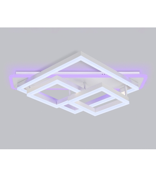 Светильник Ambrella light FA8531 WH белый 132W 3000K-6400K+RGB 630*570*160 (ПДУ РАДИО 2.4G)
