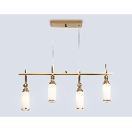 Светильник Ambrella light LH55274/4 BS/FR латунь/белый матовый E14*4 max 40W 845*65*1150, фото6