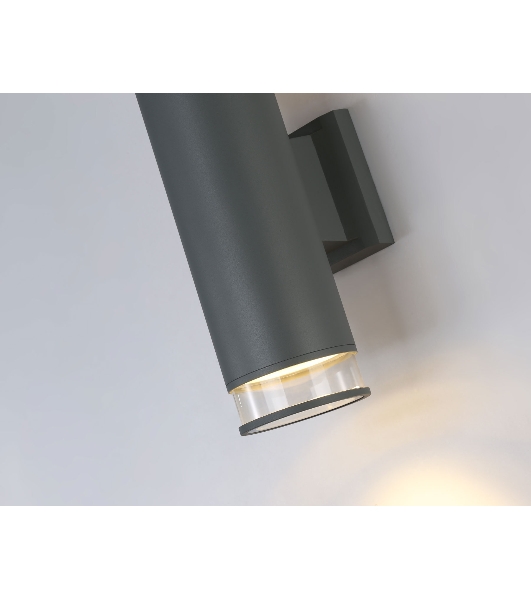 Светильник Ambrella light ST3820/2 GR/CL серый/прозрачный IP54 GU10/2 max 35W 310*90*160