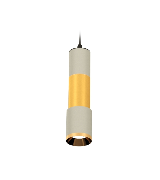 Светильник Ambrella Light XP7423040 SGR/PYG серый песок/золото желтое полированное MR16 GU5.3