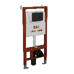 Инсталляция BAU PRO для подвесного унитаза с клавишей смыва BAU Soul, черная матовая, фото 1