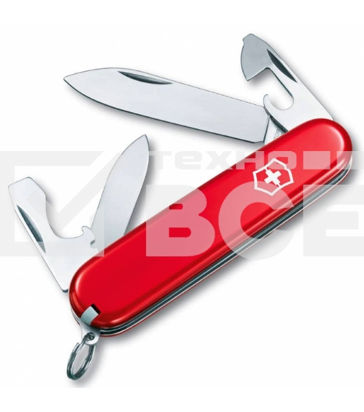 Нож перочинный Victorinox Recruit (0.2503) 84мм 10 функций красный карт.коробка