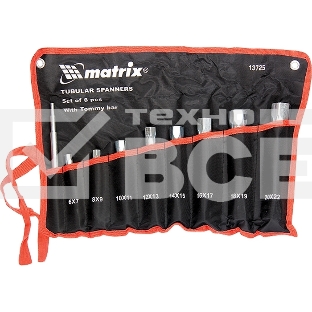 Набор ключей MATRIX 13725трубчатых торцевых 9 пр