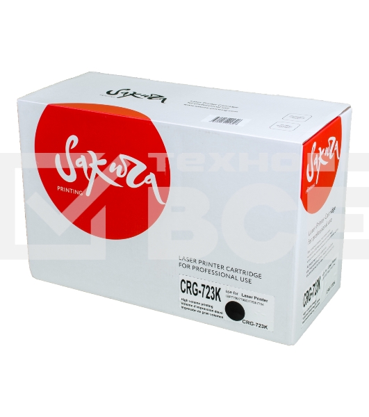 Картридж Sakura CRG723K для Canon LBP7700/7750C/7753/7754, черный, 5000 к.