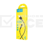 Кабель USB 2.0 hoco X25, AM/Lightning M, черный, 1м, фото2