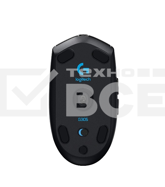 Мышь беспроводная Logitech G305 Lightspeed черный, 12000 dpi, радиоканал, USB, кнопки - 6