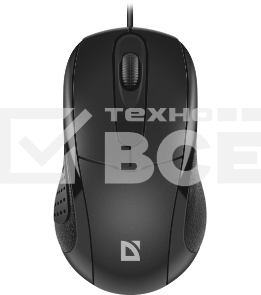 Мышь проводная Defender Standard MB-580 черный, 1000 dpi, USB, кнопки - 3