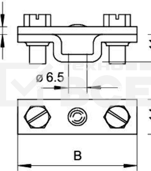 Держатель для плоских проводников FL 30. FL 40 Тип:831 40 OBO 5032040