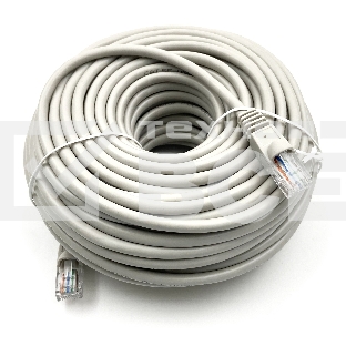 Патч-корд Buro UTP cat5E 25м серый RJ-45 (m)-RJ-45 (m)