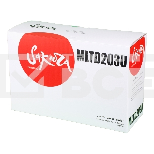 Картридж Sakura MLTD203U для Samsung ,ProXpress SL-M4020, M4070, черный, 15 000 к.
