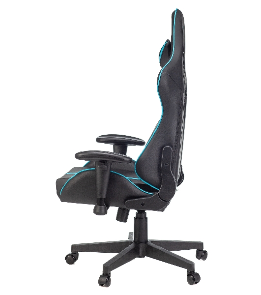 Кресло игровое A4Tech X7 GG-1200 черный/голубой искусственная кожа крестовина пластик