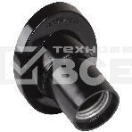 Патрон угловой настенный карболитовый IEK EPK13-04-02-K01 Пкб27-04-К31 Е27, черный, индивидуальный пакет, фото2