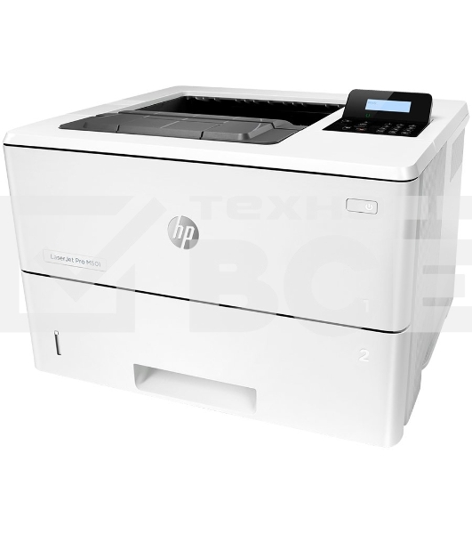 Принтер лазерный HP LaserJet Pro M501dn (J8H61A), A4, ч/б, печ. до 45 стр/мин., 600 x 600 dpi, USB, RJ-45, Air Print