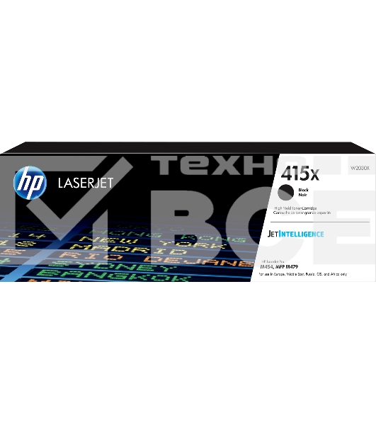 Картридж лазерный HP 415X W2030X черный для HP LJ M454/MFP M479 (7500стр.)