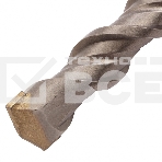Бур по бетону, двойная спираль, Cobalt W-tip, 22x460 мм, SDS PLUS Denzel, фото5