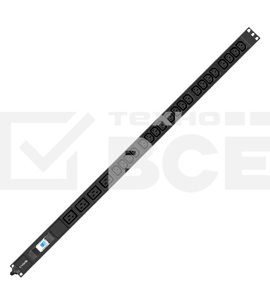 Блок розеток вертикальный ExeGate ServerPro PDU-V420 Al-20C134C19-IEC309-32A-1P (19