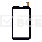 Сенсорное стекло (тачскрин) для Prestigio Muze 4667 3G, черное, фото3