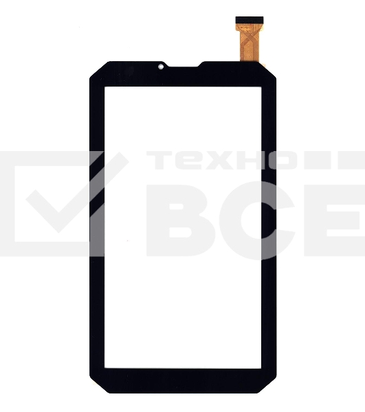 Сенсорное стекло (тачскрин) для Prestigio Muze 4667 3G, черное