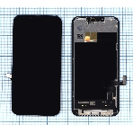 Дисплей Amperin для Apple iPhone 13 в сборе с тачскрином (Soft Oled), черный, фото 1