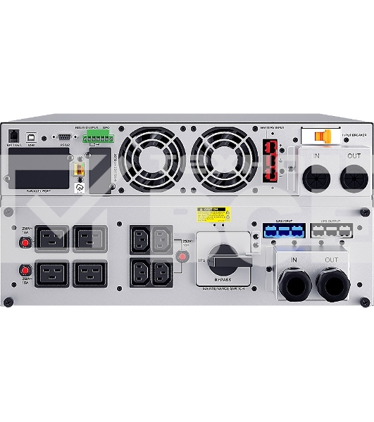 Источник бесперебойного питания CyberPower OLS10KERT5U Online 10000VA/10000W USB/RS-232/Dry/EPO/SNMP/CloudCard/(4 IEC С13, 4 IEC C19, terminal block)/bat.detect./МВ NEW