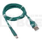 Кабель USB2.0 Cablexpert CC-USB2S-AMCM-1M-GN AM/Type-C, 3А, 18Вт, QC3.0, силиконовый, медь, 1м, зеленый, пакет, фото5