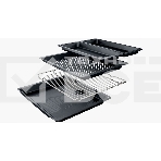 Электрический духовой шкаф Bosch HJG852YB0T Serie 6, 60 см, 66 л, черный,сенсорное управление, 8 режимов+AutoPilot 30(30 автоматических программ), LCD-дисплей, галогенное освещение, самоочистка EcoClean,Soft Open and Soft Close door,телескопические направляющие на 2 уровнях, фото9