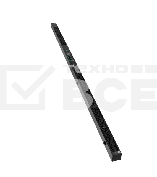 БРП Uniprom, с мониторингом, 0U, 400В, 3Ф, 32A, 36xC13 12xC19, 3м кабель, IEC309