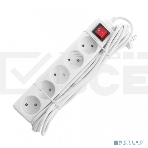 Удлинитель СТАРТ (4670012297772) 5 розеток. С/У S 5x5 - V. Заземления нет. Кнопка включения. Длина провода 5,0 м., фото 1