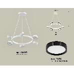 Светильник Ambrella light XB9191151/6 SWH/PBK белый песок/черный полированный GX53 (C9191, N8113), фото3