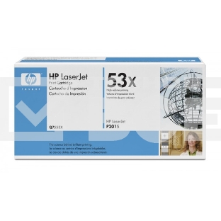 Картридж лазерный HP Q7553X черный для LaserJet P2015 7000 стр.
