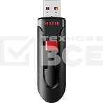 Флеш диск 256GB SanDisk CZ60 Cruzer Glide, USB 2.0, Black, фото 1