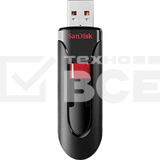 Флеш диск 256GB SanDisk CZ60 Cruzer Glide, USB 2.0, Black