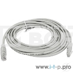 Патч-корд UTP, кат 5e, 5м с RJ45 серый, фото 1