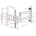 Кронштейн для телевизора Kromax PIXIS-XS черный 22