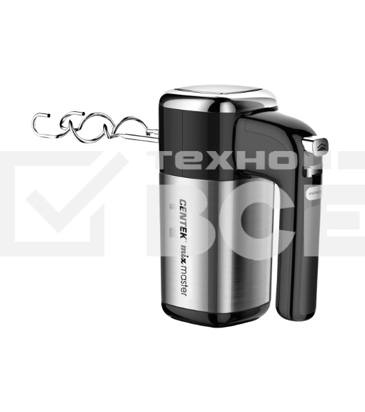 Миксер Centek CT-1120 (черн/сталь) 1200Вт, 5 скоростей+турбо, взбивание/замешивание