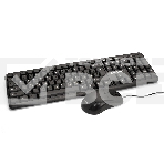 Комплект ExeGate EX287139RUS Professional Standard Combo MK120-OEM (клавиатура влагозащищенная 104кл. + мышь оптическая 1000dpi, 3 кнопки и колесо прокрутки; USB, длина кабелей 1.3м, черный, ОЕМ), фото 1