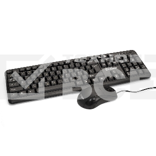 Комплект ExeGate EX287139RUS Professional Standard Combo MK120-OEM (клавиатура влагозащищенная 104кл. + мышь оптическая 1000dpi, 3 кнопки и колесо прокрутки; USB, длина кабелей 1.3м, черный, ОЕМ)