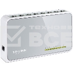 Коммутатор TP-Link SOHO TL-SF1008D Коммутатор 8-port 10/100M mini Desktop Switch, 8 10/100M RJ45 ports, Plastic case, фото17