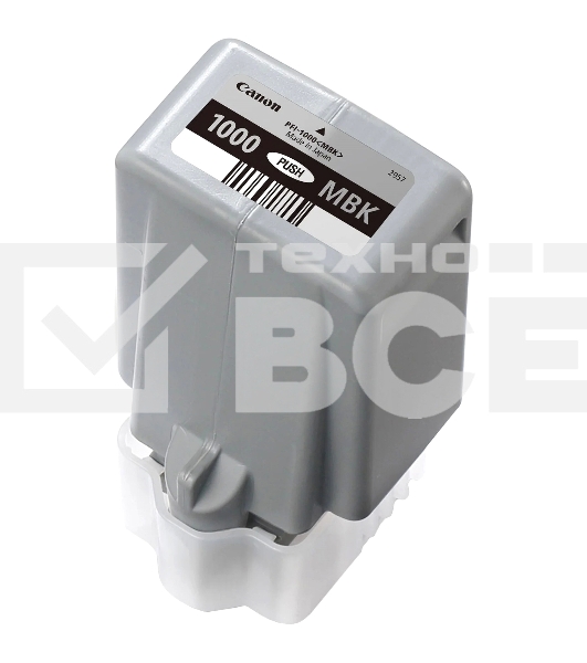 Картридж струйный Canon PFI-1000 MBK для IJ SFP PRO-1000 WFG. Матовый черный. 80 мл.