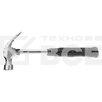 Молоток-гвоздодер Sparta 450 г, круглый боек, металлическая трубчатая обрезиненная рукоятка, фото3