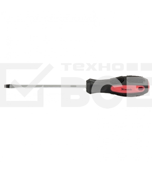 Отвертка Anti-Slip, SL4,0 х 100 мм, CrV, двухкомп. рукоятка Matrix