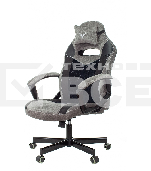 Кресло игровое Бюрократ VIKING 6 KNIGHT B FABRIC черный крестовина металл/пластик