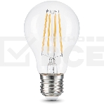 Лампа Gauss Filament А60 12W 1250lm 4100К Е27 LED 1/10/40, фото6
