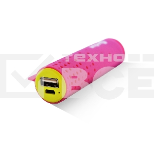 Внешняя аккумуляторная батарея Amperin AI-TUBE P 3100mAh (11Wh) розовая