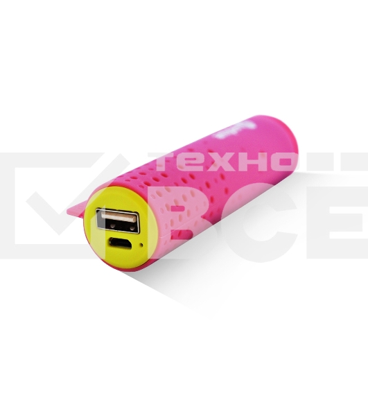 Внешняя аккумуляторная батарея Amperin AI-TUBE P 3100mAh (11Wh) розовая